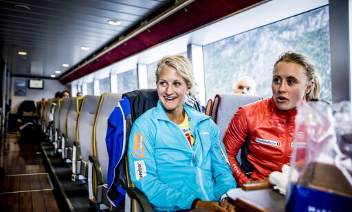 POSITIVT INNSTILT: Kathrine Harsem, her sammen med Ragnhild Haga på vei til Lysebotn, håper at kollapsen kan være bra for henne. Foto: Christian Roth Christensen / Dagbladet POSITIVT INNSTILT: Kathrine Harsem, her sammen med Ragnhild Haga på vei til Lysebotn, håper at kollapsen kan være bra for henne. Foto: Christian Roth Christensen / Dagbladet
