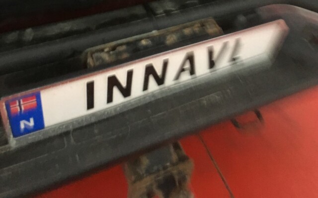 Navneskilt bilskilt Navneskilt bilskilt