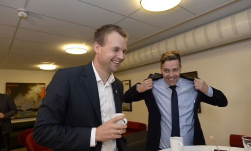 TVISYN: Nestleder Kjell Ingolf Ropstad og partileder Knut Arild Hareide argumenterte for hver sitt syn under møtet med grasrota i Agder. Foto: John Terje Pedersen / Dagbladet TVISYN: Nestleder Kjell Ingolf Ropstad og partileder Knut Arild Hareide argumenterte for hver sitt syn under møtet med grasrota i Agder. Foto: John Terje Pedersen / Dagbladet