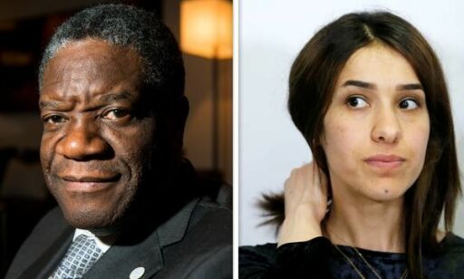 image: Dr. Denis Mukwege og Nadia Murad tildeles Nobels fredspris