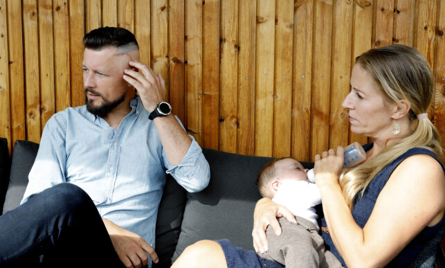 ÅPNE OM SYKDOMMEN: Nicolai Roan og Nina Jensen, her med sønnen Eik. Foto: Kristin Svorte ÅPNE OM SYKDOMMEN: Nicolai Roan og Nina Jensen, her med sønnen Eik. Foto: Kristin Svorte