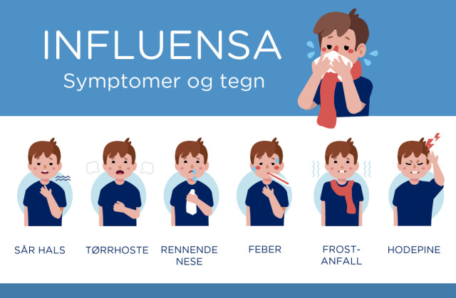Årets influensa 2019 symptomer