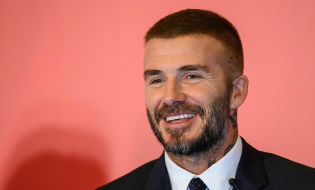 I DAG: David Beckham har gått for en mer beskjeden frisyre i 2018. Foto: NTB Scanpix I DAG: David Beckham har gått for en mer beskjeden frisyre i 2018. Foto: NTB Scanpix