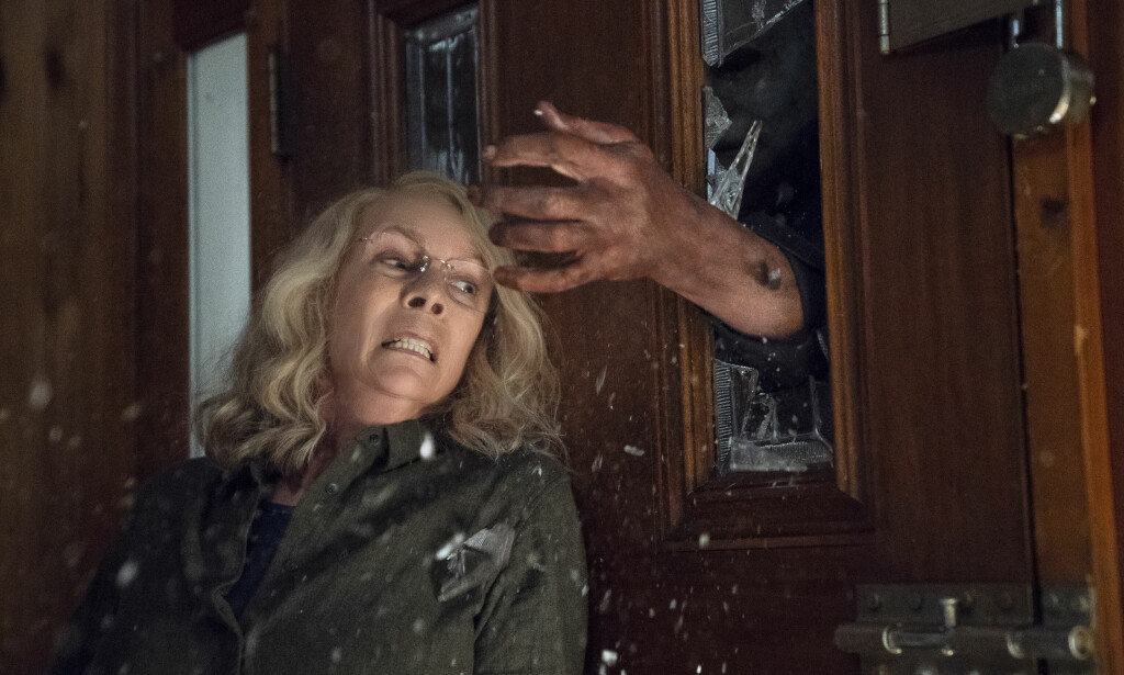 SLÅSS: Laurie Strode kjemper mot Michael Myers. Foto: Universal Pictures SLÅSS: Laurie Strode kjemper mot Michael Myers. Foto: Universal Pictures