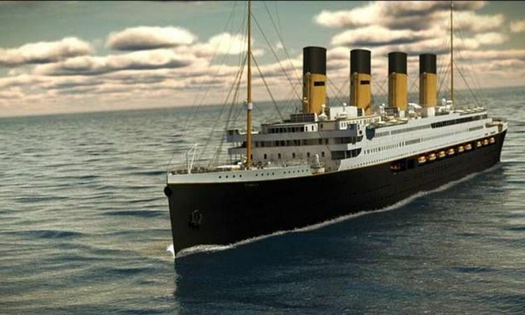 image: Slik skal det enorme skipet Titanic II se ut