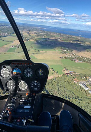 STUDENT: Danseren studerer ved EHC i Sandefjord. Her er et privat bilde fra lufta. Foto: Privat STUDENT: Danseren studerer ved EHC i Sandefjord. Her er et privat bilde fra lufta. Foto: Privat