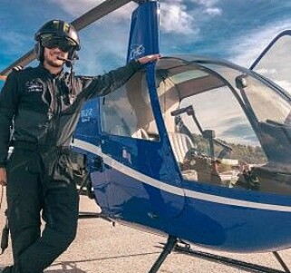 PILOT: Jørgen studerer for tida for å bli helikopterpilot. Foto: Privat PILOT: Jørgen studerer for tida for å bli helikopterpilot. Foto: Privat