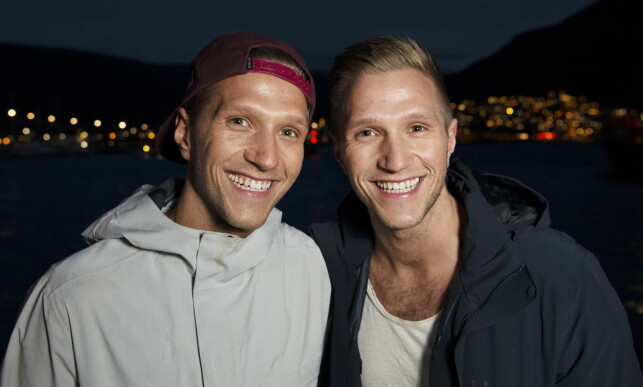 LIKE HELE - OG BLIDE: Markus og Nikolai avbildet sammen i Tromsø tidligere denne måneden. Foto: Ingun A. Mæhlum / Dagbladet LIKE HELE - OG BLIDE: Markus og Nikolai avbildet sammen i Tromsø tidligere denne måneden. Foto: Ingun A. Mæhlum / Dagbladet