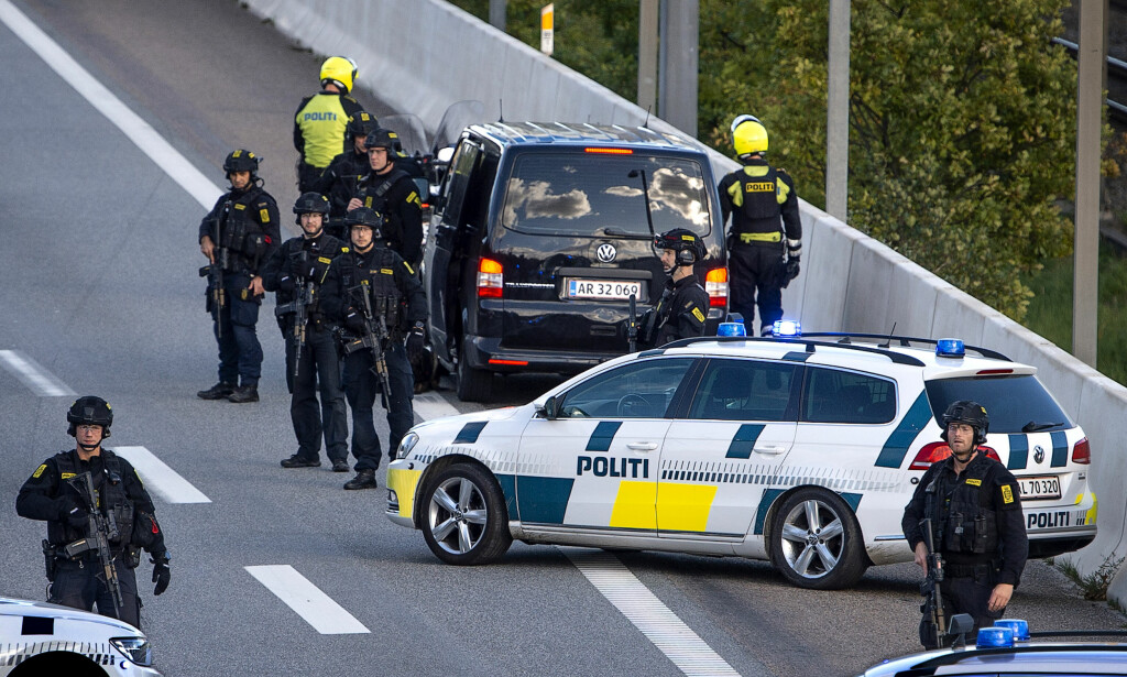 STENGTE: 28. september stengte dansk politi en rekke trafikknutepunkter på motorveier og bruer i Danmark og mot Sverige under en diffus, offisiell begrunnelse om en kidnapping. Aksjonen settes i direkte sammenheng med pågripelsen. Foto: Nils Meilvang / Ritzau Scanpix STENGTE: 28. september stengte dansk politi en rekke trafikknutepunkter på motorveier og bruer i Danmark og mot Sverige under en diffus, offisiell begrunnelse om en kidnapping. Aksjonen settes i direkte sammenheng med pågripelsen. Foto: Nils Meilvang / Ritzau Scanpix