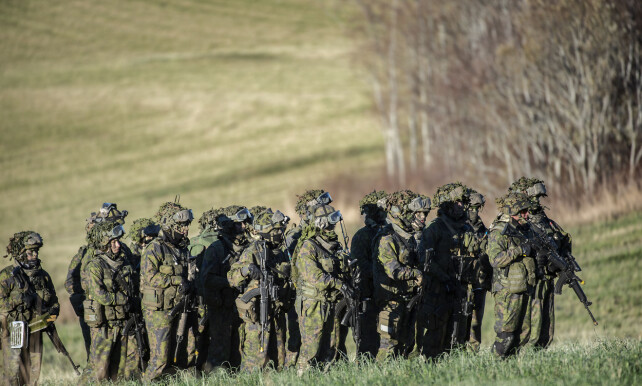 3000 SOLDATER: Flere tusen soldater deltok i NATO-øvelsen på Olaf Bys gård på Byneset utenfor Trondheim. Foto: Hans Arne Vedlog /Dagbladet 3000 SOLDATER: Flere tusen soldater deltok i NATO-øvelsen på Olaf Bys gård på Byneset utenfor Trondheim. Foto: Hans Arne Vedlog /Dagbladet
