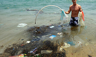 8 millionar tonn plast ender opp i havet kvart år. Foto: NTB Scanpix 8 millionar tonn plast ender opp i havet kvart år. Foto: NTB Scanpix