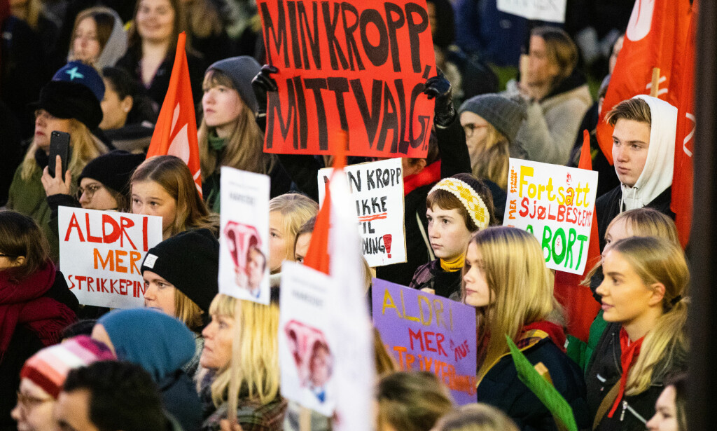 NEI TIL ENDRINGER: En fersk måling viser at mer enn åtte av ti er mot endringer i abortloven. Foto: Audun Braastad / NTB Scanpix NEI TIL ENDRINGER: En fersk måling viser at mer enn åtte av ti er mot endringer i abortloven. Foto: Audun Braastad / NTB Scanpix