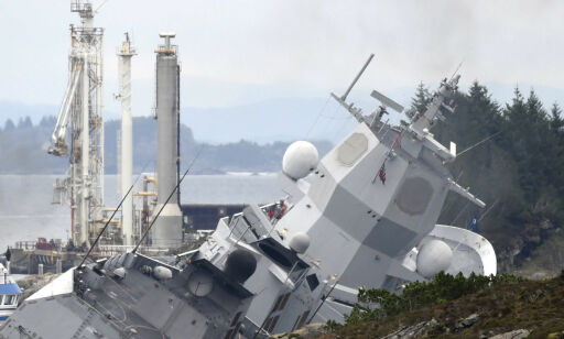 image: Uvisst om KNM Helge Ingstad kan bli sjøsatt igjen