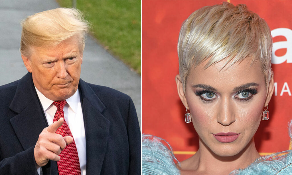 image: Katy Perry i strupen på Trumps Twitter-melding: - Hjerteløst