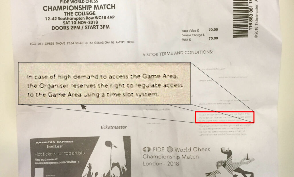 image: Billettkaos i sjakk-VM skaper forvirring og sinne
