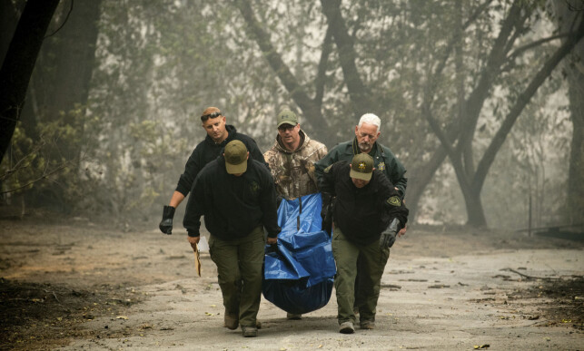 23 OMKOMNE: 23 personer er bekreftet omkomne etter den kraftige brannen i Paradise. Foto: AP Photo / NTB Scanpix 23 OMKOMNE: 23 personer er bekreftet omkomne etter den kraftige brannen i Paradise. Foto: AP Photo / NTB Scanpix