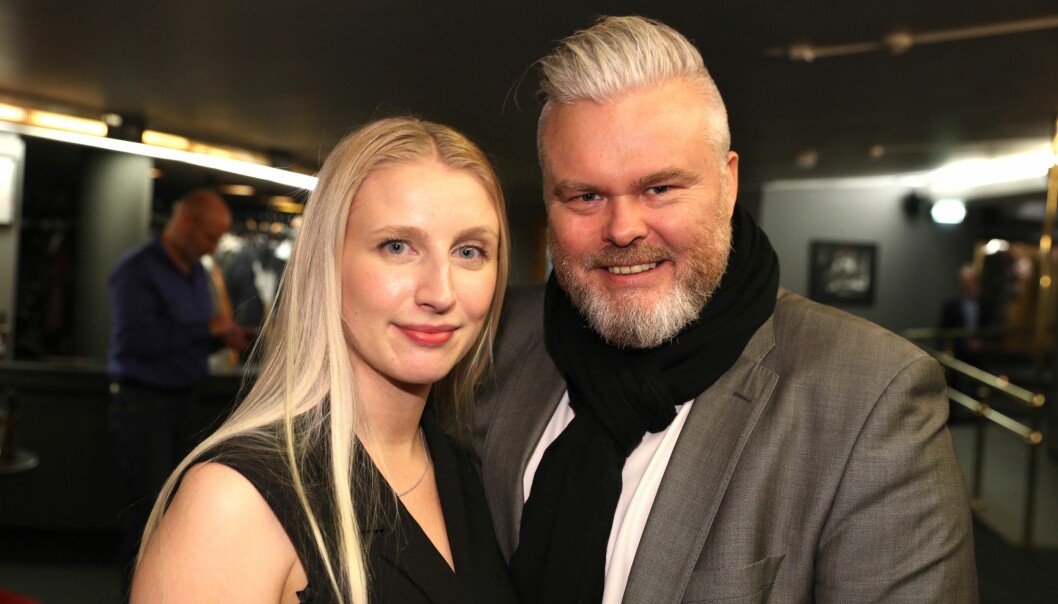 HYLLER ANITA: Rein Alexander med kjæresten Marie Bjaaland Aadalen. Foto: Andreas Fadum / Se og Hør HYLLER ANITA: Rein Alexander med kjæresten Marie Bjaaland Aadalen. Foto: Andreas Fadum / Se og Hør