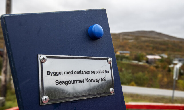 CORPORATE RESPONSIBILITY: The owner of the crab factory was quick to emphasize the social responsibility the factory had in Båtsfjord. Among other things, it has sponsored two playgrounds. CORPORATE RESPONSIBILITY: The owner of the crab factory was quick to emphasize the social responsibility the factory had in Båtsfjord. Among other things, it has sponsored two playgrounds.