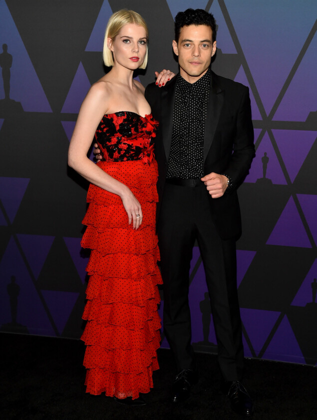 AKTUELLE: «Bohemian Rhapsody»-skuespillerne Lucy Boynton og Rami Malek strålte sammen på den røde løperen. Foto: NTB Scanpix AKTUELLE: «Bohemian Rhapsody»-skuespillerne Lucy Boynton og Rami Malek strålte sammen på den røde løperen. Foto: NTB Scanpix