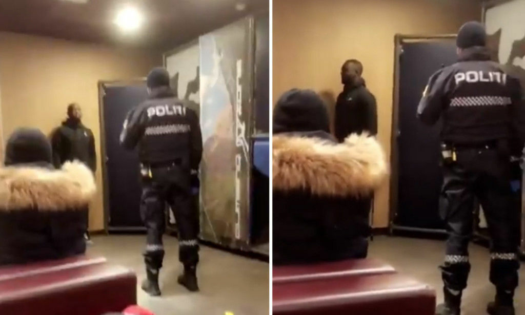 image: Raser etter ransaking og fotografering: - Ydmyker guttene