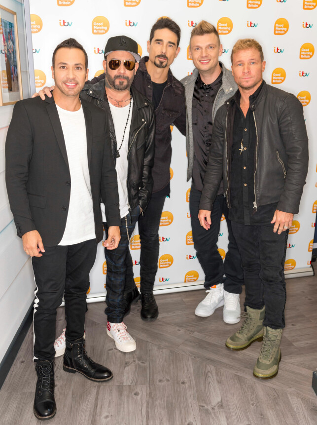BACKSTREETS BACK: Backstreet Boys gjør atter en gang comback, og kommer til Norge neste år. Her er de fotografert i november i år. Foto: NTB scanpix BACKSTREETS BACK: Backstreet Boys gjør atter en gang comback, og kommer til Norge neste år. Her er de fotografert i november i år. Foto: NTB scanpix