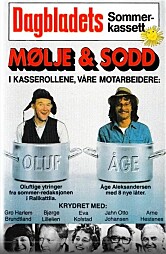 NUMMER TRE: Oluf (mangeårig Dagblad-medarbeider Arthur Arntzen) og Åge Aleksandersen lagde kassett nummer tre. NUMMER TRE: Oluf (mangeårig Dagblad-medarbeider Arthur Arntzen) og Åge Aleksandersen lagde kassett nummer tre.