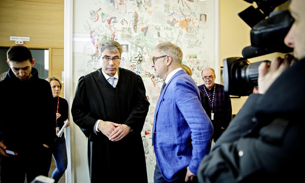 MOTPARTER: Aktor Arne Ingvald Dymbe (t.v.) og forsvarer Aasmund Olav Sandland. Foto: Nina Hansen / Dagbladet MOTPARTER: Aktor Arne Ingvald Dymbe (t.v.) og forsvarer Aasmund Olav Sandland. Foto: Nina Hansen / Dagbladet