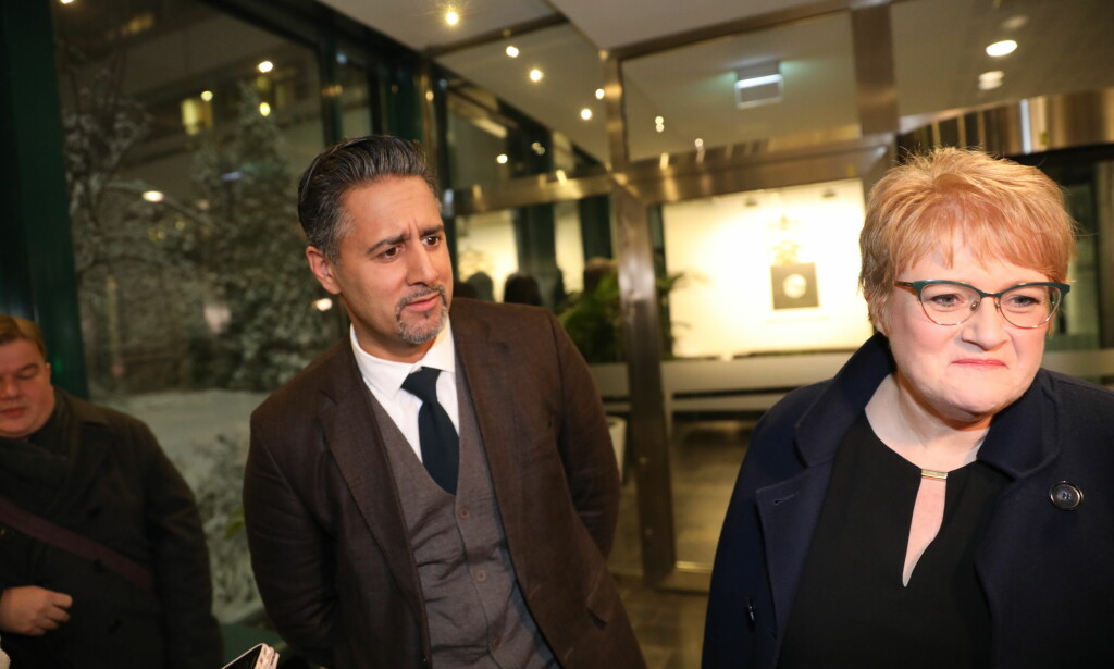 KULE VARMT: Den siste månedene har det - igjen - gått ei kule varmt mellom Venstre-leder Trine Skei Grande og partifelle og stortingsrepresentant Abid Raja. Her er de to i 2017. Foto: Christian Roth Christensen / Dagbladet KULE VARMT: Den siste månedene har det - igjen - gått ei kule varmt mellom Venstre-leder Trine Skei Grande og partifelle og stortingsrepresentant Abid Raja. Her er de to i 2017. Foto: Christian Roth Christensen / Dagbladet