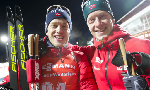 SUPERBRØDRE: Johannes Thingnes Bø og Tarjei Bø. Foto: Lise Åserud / NTB scanpix SUPERBRØDRE: Johannes Thingnes Bø og Tarjei Bø. Foto: Lise Åserud / NTB scanpix