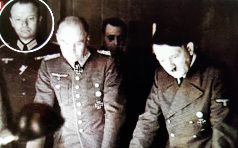 HITLERS RÅDGIVER: Bernhard von Lossberg fotografert mens han tjenestegjorde i Hitlers generalstab. Foto: Tysk propaganda HITLERS RÅDGIVER: Bernhard von Lossberg fotografert mens han tjenestegjorde i Hitlers generalstab. Foto: Tysk propaganda