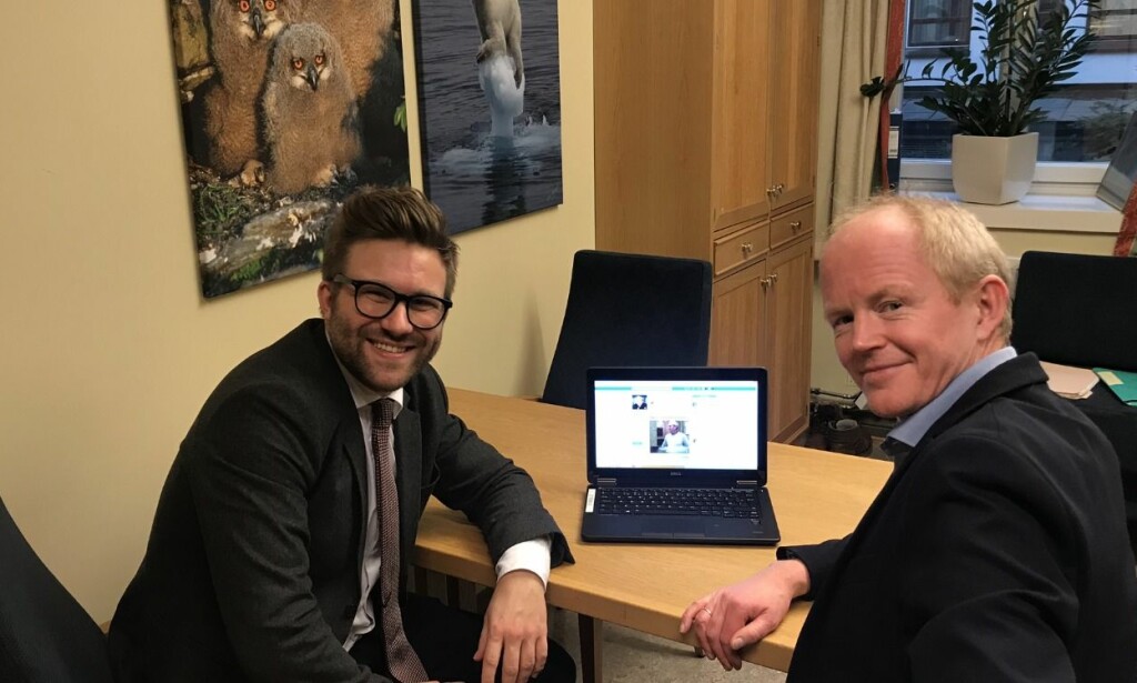 KLIMADUGNAD: Høyres Stefan Heggelund og SVs Lars Haltbrekken har svart klimafornektere på Facebook. En håndfull spørsmål og innvendinger går igjen blant dem som tviler på at klimaendringene er et resultat av menneskelig aktivitet. Foto: Mats Rønning