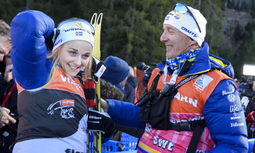 STIKK: Stina Nilsson og Ole Morten Iversen hadde et godt samarbeid i svensk langrenn, men nå sier Nilsson at det var deler av Iversens metoder som hun ikke var helt fornøyd med. Foto: Bildbyrån STIKK: Stina Nilsson og Ole Morten Iversen hadde et godt samarbeid i svensk langrenn, men nå sier Nilsson at det var deler av Iversens metoder som hun ikke var helt fornøyd med. Foto: Bildbyrån