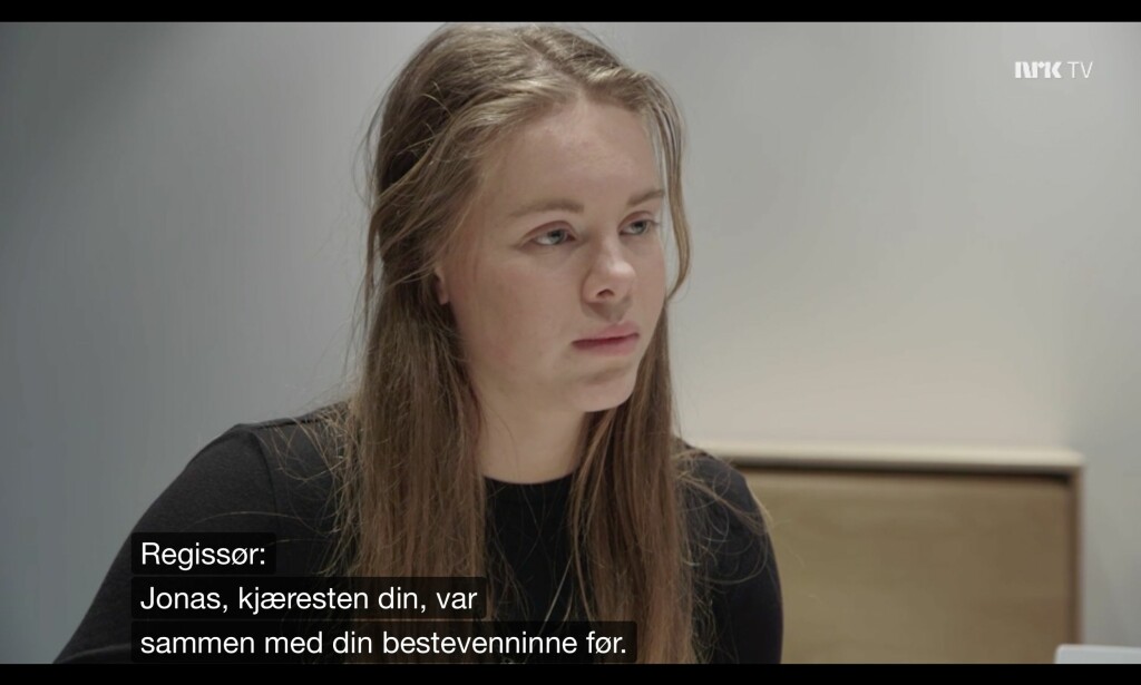 Ja, Julie Andem er altså hun som har regissert «Skam», btw. Foto: NRK Ja, Julie Andem er altså hun som har regissert «Skam», btw. Foto: NRK