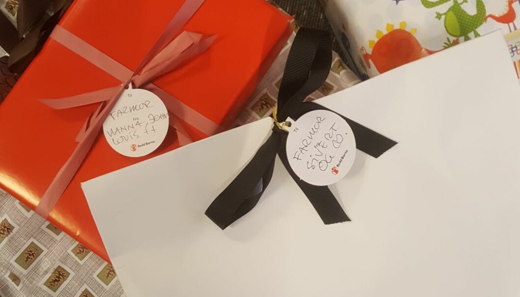 <strong>FARMOR SAVNER GAVE:</strong> Sivert og Co sin gave til farmor kom ikke fram. Kansje du vet hvem riktig farmor er? Foto: Posten <strong>FARMOR SAVNER GAVE:</strong> Sivert og Co sin gave til farmor kom ikke fram. Kansje du vet hvem riktig farmor er? Foto: Posten
