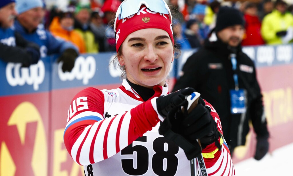 OVERRASKELSEN: Natalja Neprjajeva tok sin første verdenscupseier på 10 km fri for kvinner i Tour de ski.
Foto: Terje Pedersen / NTB scanpix OVERRASKELSEN: Natalja Neprjajeva tok sin første verdenscupseier på 10 km fri for kvinner i Tour de ski.
Foto: Terje Pedersen / NTB scanpix