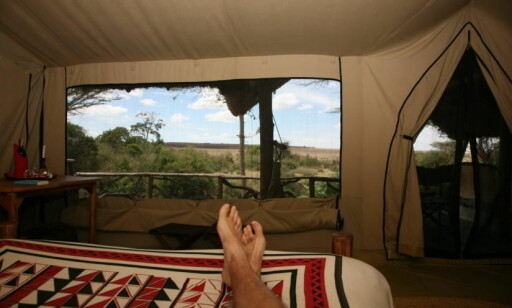 Ny dag: Slik er utsikten når du våkner i Basecamp Masai Mara. Foto: Odd Roar Lanhe/The Travel Inspector Ny dag: Slik er utsikten når du våkner i Basecamp Masai Mara. Foto: Odd Roar Lanhe/The Travel Inspector
