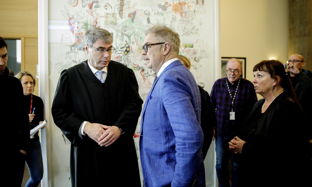 MOTPARTER: Aktor Arne Ingvald Dymbe (t.v.) står mot forsvarerne Aasmund Olav Sandland (i midten) og Ann Turid Bugge (t.h.) i retten. Foto: Nina Hansen / Dagbladet MOTPARTER: Aktor Arne Ingvald Dymbe (t.v.) står mot forsvarerne Aasmund Olav Sandland (i midten) og Ann Turid Bugge (t.h.) i retten. Foto: Nina Hansen / Dagbladet