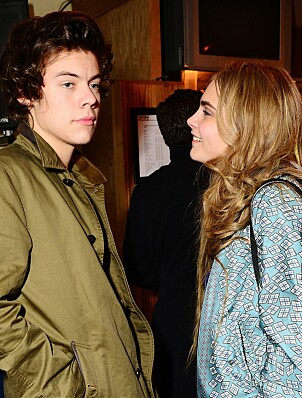 <strong>EN ANNEN MODELL:</strong> I 2013 ble Harry også koblet til Cara Delevingne. Foto: NTB Scanpix <strong>EN ANNEN MODELL:</strong> I 2013 ble Harry også koblet til Cara Delevingne. Foto: NTB Scanpix
