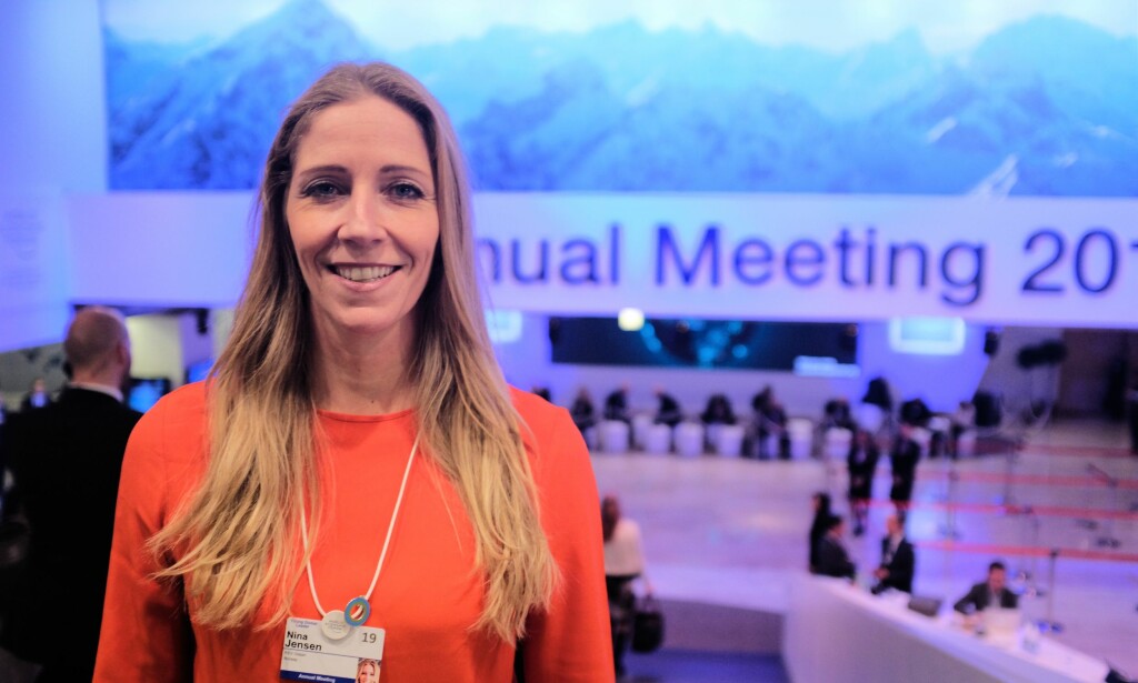 BER NORGE GJØRE MER: Nina Jensen, som besøker World Economic Forum som leder av REV Ocean - Kjell Inge Røkkes havsatsing, forstår noe av kritikken. Hun mener likevel Frp bør være mer opptatt av å ta grep hjemme i Norge. Foto: Nicolai Eriksen / Dagbladet BER NORGE GJØRE MER: Nina Jensen, som besøker World Economic Forum som leder av REV Ocean - Kjell Inge Røkkes havsatsing, forstår noe av kritikken. Hun mener likevel Frp bør være mer opptatt av å ta grep hjemme i Norge. Foto: Nicolai Eriksen / Dagbladet