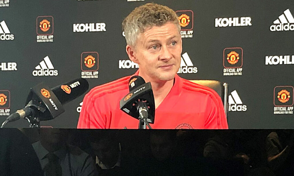image: Solskjær med gladbeskjed til fansen før storoppgjøret