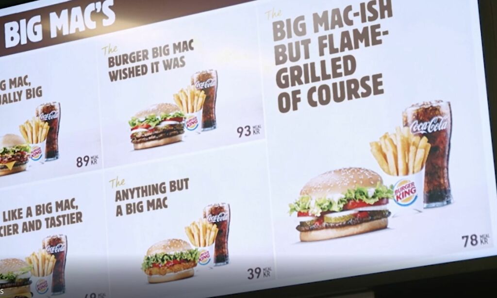 image: Burger King med frekt stikk til McDonald's