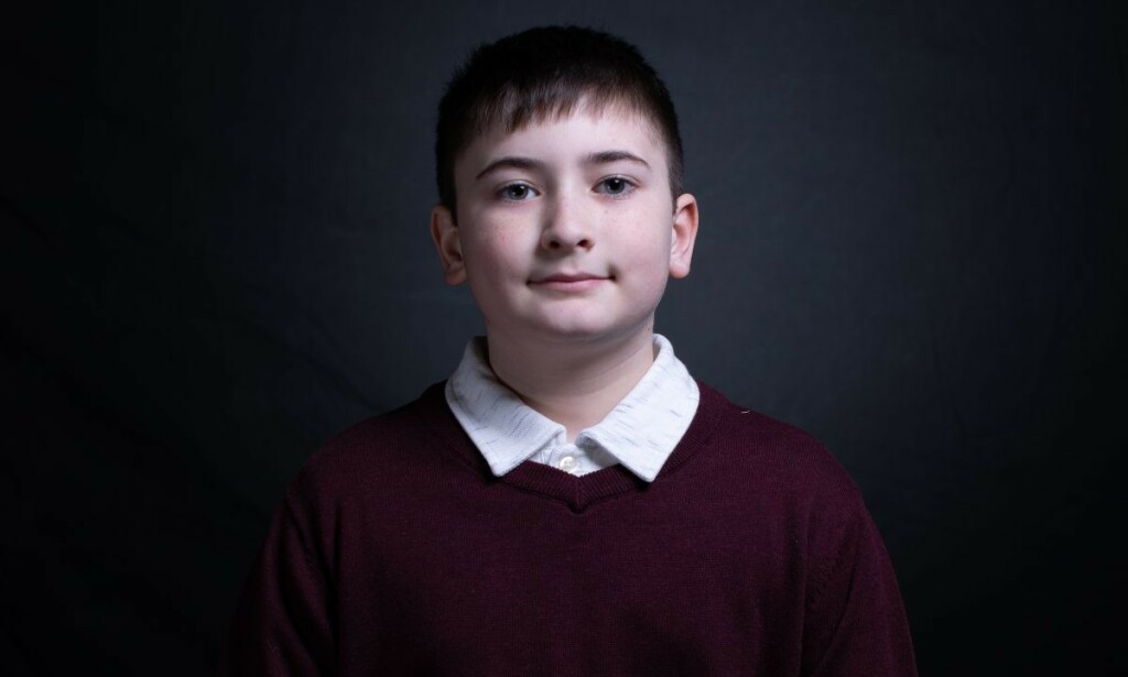 JOSHUA: Elleve år gamle Joshua Trump var til stede under nattas tale. FOTO: Det hvite hus JOSHUA: Elleve år gamle Joshua Trump var til stede under nattas tale. FOTO: Det hvite hus