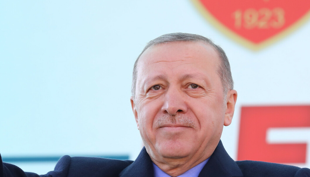 Erdogan bygde presidentpalass på 300 000 kvadratmeter Erdogan bygde presidentpalass på 300 000 kvadratmeter