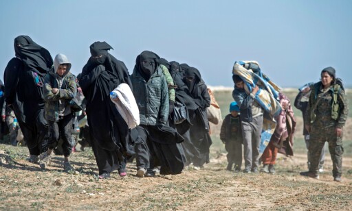 EVAKUERT: Tusenvis av sivile har blitt evakuert fra Baghouz de siste ukene. Foto: Fadel SENNA / AFP / NTB Scanpix EVAKUERT: Tusenvis av sivile har blitt evakuert fra Baghouz de siste ukene. Foto: Fadel SENNA / AFP / NTB Scanpix