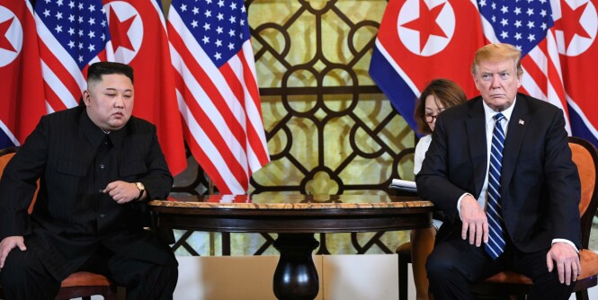 Ingen avtale mellom Trump og Kim - toppmøte avbrutt Ingen avtale mellom Trump og Kim - toppmøte avbrutt