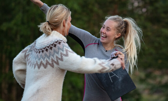 - SVARTE FEIL: Martine Lunde innrømmer at hun svarte feil med vilje på det siste spørsmålet, og dermed ga Kathrine Sørland en plass videre i konkurransen. Foto: Alex Iversen / TV 2 - SVARTE FEIL: Martine Lunde innrømmer at hun svarte feil med vilje på det siste spørsmålet, og dermed ga Kathrine Sørland en plass videre i konkurransen. Foto: Alex Iversen / TV 2