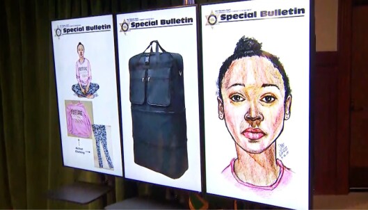<strong>KOFFERT:</strong> Jenta ble funnet sent tirsdag kveld i en koffert i nærheten av en populær tursti. Foto: Los Angeles Sheriff’s Department. <strong>KOFFERT:</strong> Jenta ble funnet sent tirsdag kveld i en koffert i nærheten av en populær tursti. Foto: Los Angeles Sheriff’s Department.