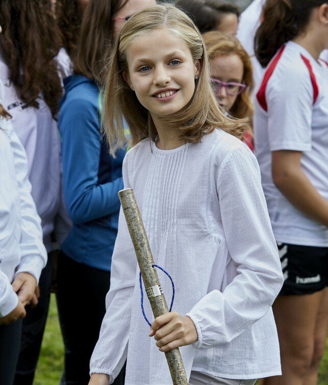 YNGST: Spanias Leonor var bare åtte år da hun ble kronprinsesse, og er som 13-åring Europas yngste med den tittelen. Foto: NTB Scanpix YNGST: Spanias Leonor var bare åtte år da hun ble kronprinsesse, og er som 13-åring Europas yngste med den tittelen. Foto: NTB Scanpix