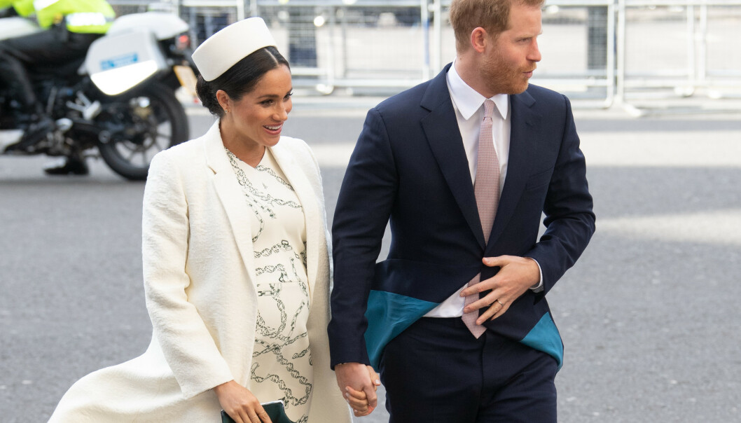 BLIR FORELDRE: Meghan og prins Harry venter sitt første barn om kort tid. Foto: NTB Scanpix BLIR FORELDRE: Meghan og prins Harry venter sitt første barn om kort tid. Foto: NTB Scanpix