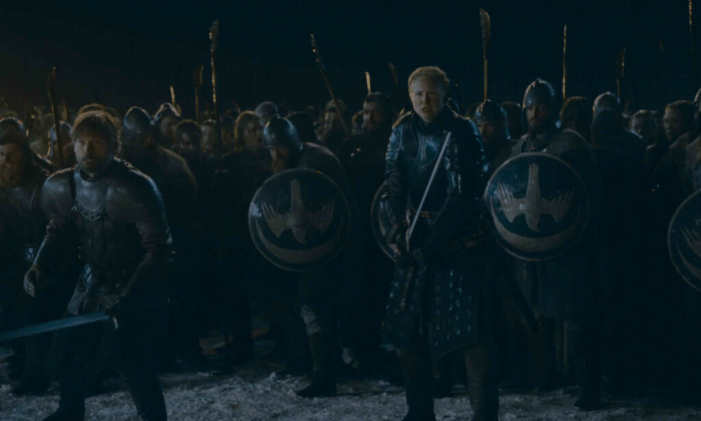 OVERLEVDE: Jaime og Brienne var nærmest udødelige i ukas episode. Foto: HBO NORDIC OVERLEVDE: Jaime og Brienne var nærmest udødelige i ukas episode. Foto: HBO NORDIC